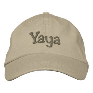 Casquette de baseball brodé Yaya / Casquette Khaki