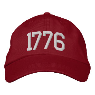 Casquette de baseball brodée classique 1776 patrio