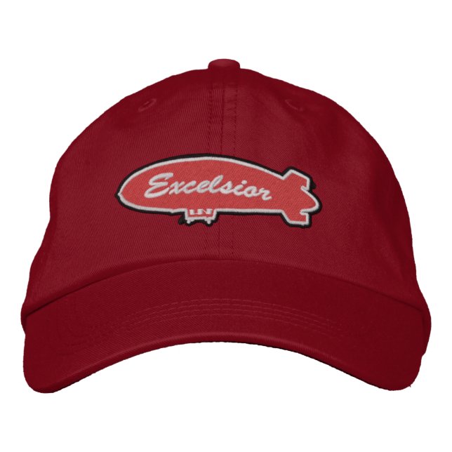 Casquette de baseball brodée Excelsior Crewcap (Devant)