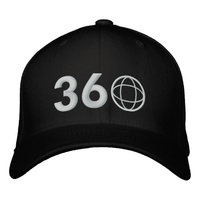 Casquette de baseball brodée par 360 (Devant)