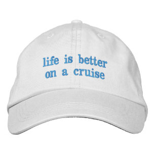 Casquette de baseball brodée pour vacances en croi
