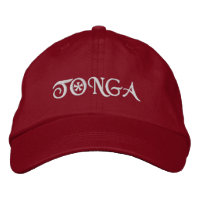 Casquette de baseball brodée Tonga
