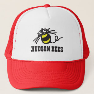 Casquette de baseball d'abeilles du Hudson (rouge)