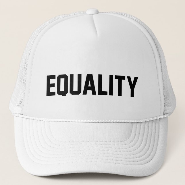 Casquette de baseball de camion pour l'égalité pou (Devant)