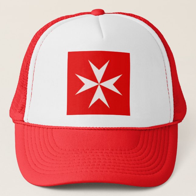 CASQUETTE DE BASEBALL DE CROIX MALTAISE (Devant)