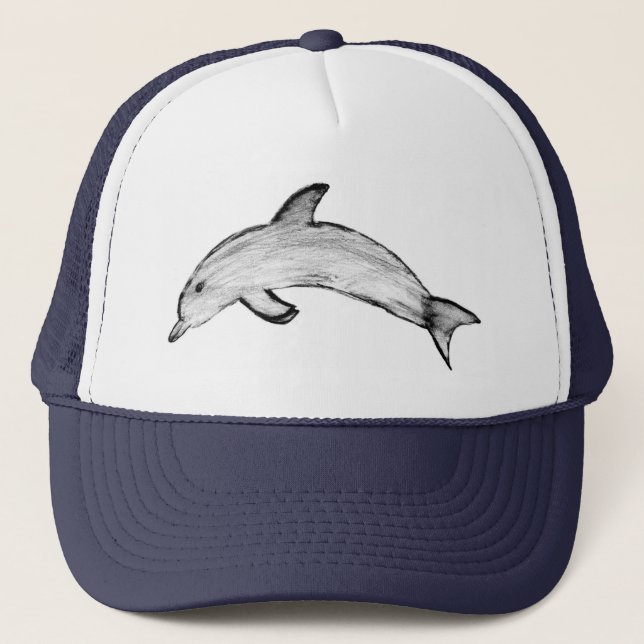 casquette de baseball de dauphin (Devant)