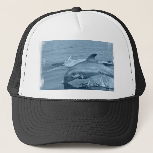 Casquette de baseball de dauphin de plongée (Devant)