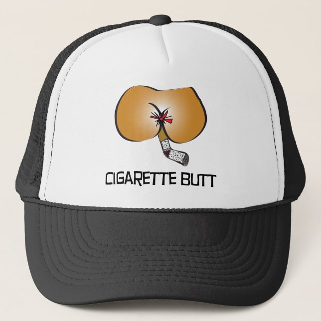 Casquette de baseball de mégot (Devant)