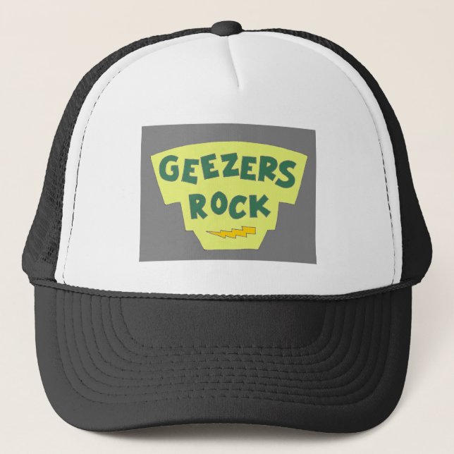 Casquette de baseball de roche de bonhommes (Devant)