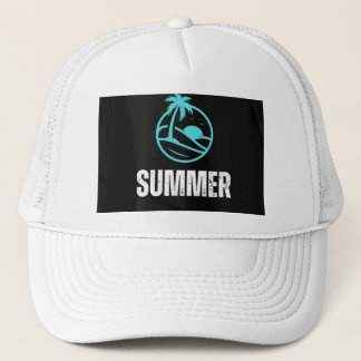 Casquette de baseball d'été de palmier à coucher d