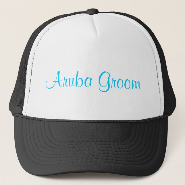 Casquette de baseball d'impression Aruba Groom (Devant)