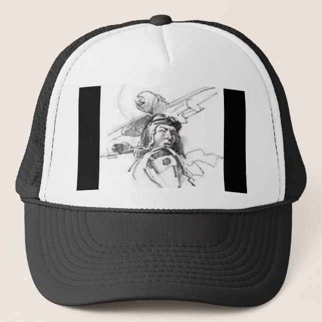 Casquette de baseball divin pilote de vent de (Devant)