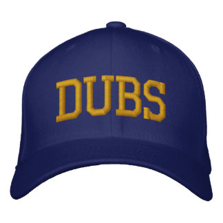 casquette de baseball "DUBS" - Bleu et or