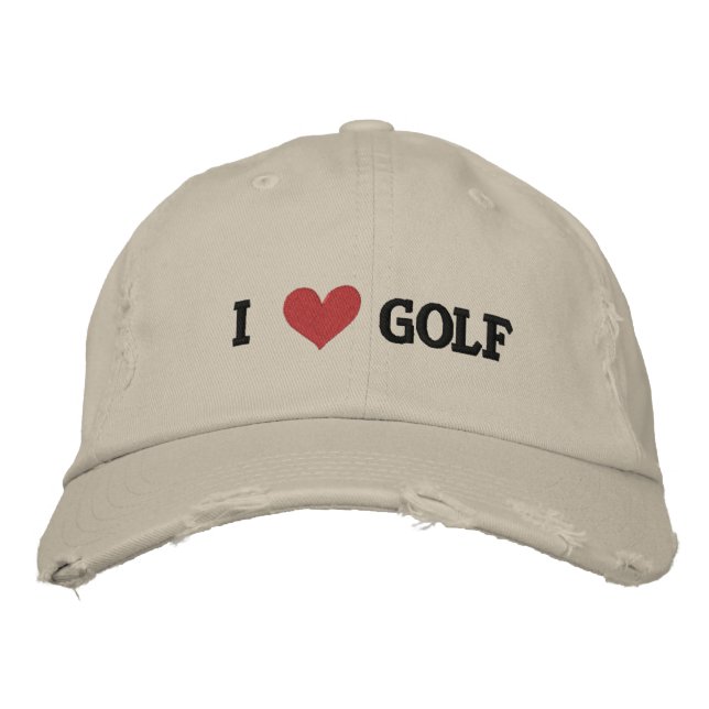 casquette DE BASEBALL "I LOVE GOLF" (Devant)