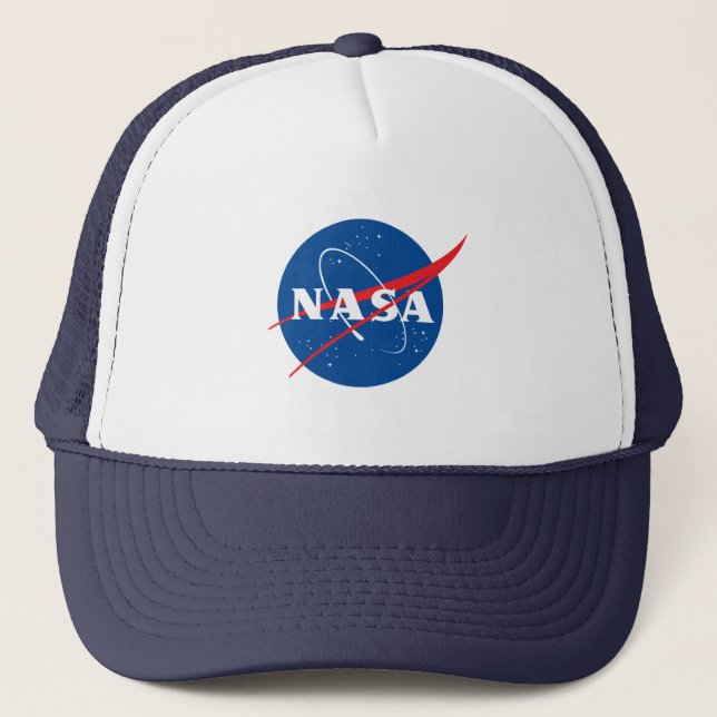 Casquette de baseball Iconique de la NASA (blanc/b (Devant)