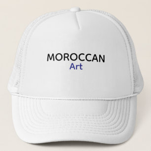 Casquette de baseball minimaliste d'art marocain