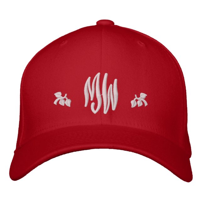 Casquette de baseball Pageant Monogrammes et année (Devant)