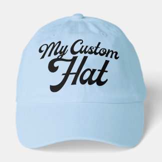 Casquette de Baseball Personnalisée BLEU CIEL (Cas