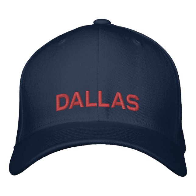 Casquette de baseball Texas ajustable brodé (Devant)