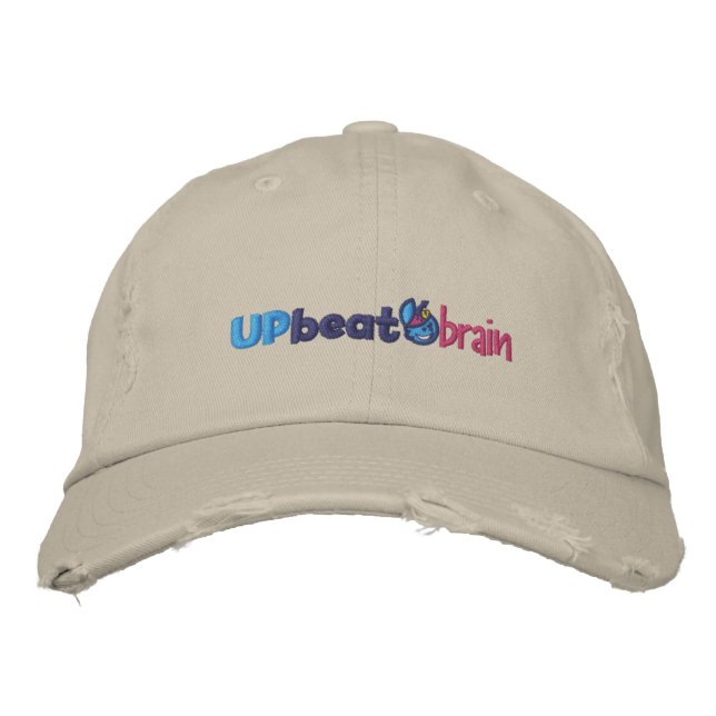 Casquette de baseball UpbeatBrain désorganisé (Devant)