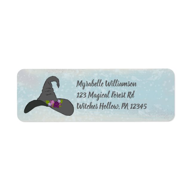Casquette de Black Witch avec Fleurs Adresse de re (Devant)