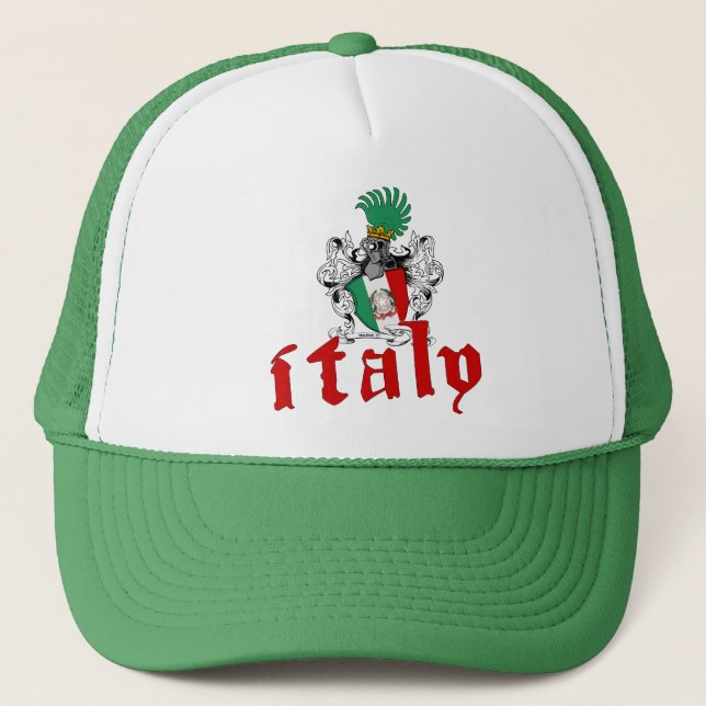 Casquette de bouclier de l'Italie (Devant)
