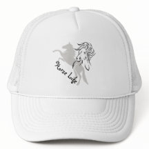 Casquette de boule de la vie de cheval, casquette