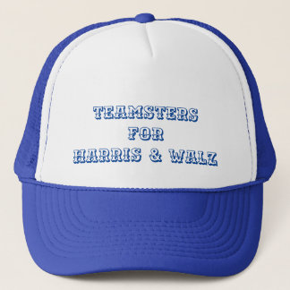 Casquette de camion pour "Teamsters for Harris & W