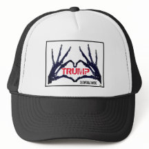 Casquette de camionneur à mains squelettes "TRUMP"