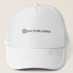 Casquette de camionneur à nom Instagram personnali