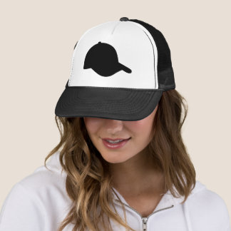 Casquette de camionneur à silhouette de chapeau no