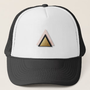 Casquette de camionneur à triangle géométrique mod