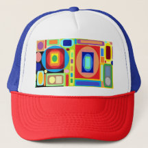 Casquette de camionneur abstraite Papa, enfants & 