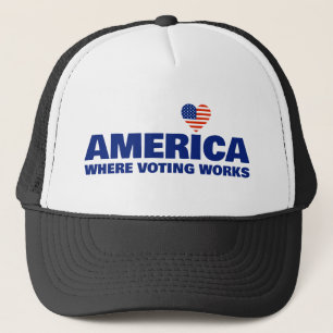 Casquette de camionneur America, Where Voting Work