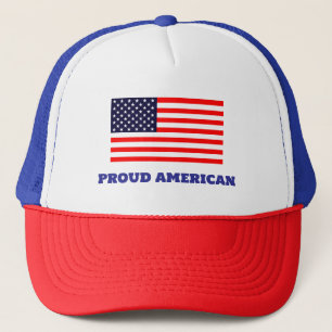 Casquette de camionneur américain fier