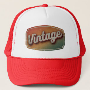 CASQUETTE DE CAMIONNEUR CADEAU CLASSIQUE RÉTRO VIN