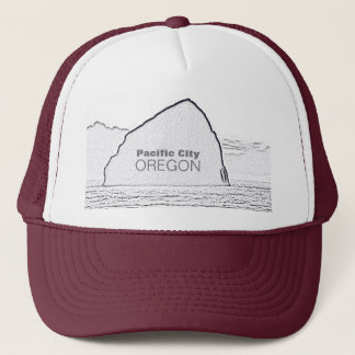 Casquette de camionneur comportant la ville