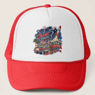 Casquette de camionneur Cosmic Starlite USA 250 an