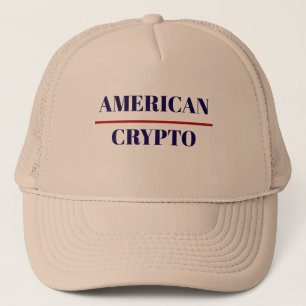 Casquette de camionneur crypto américaine