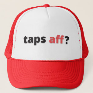 Casquette de camionneur d'Aff de robinets