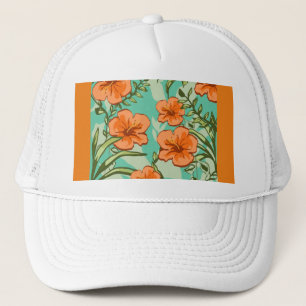 Casquette de camionneur d'art hawaïen