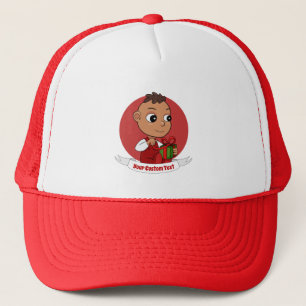 Casquette de camionneur de bébé de Noël mignon des