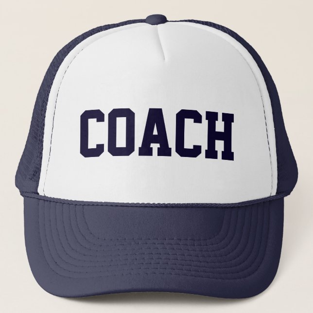 Casquette de camionneur de bleu marine (Devant)