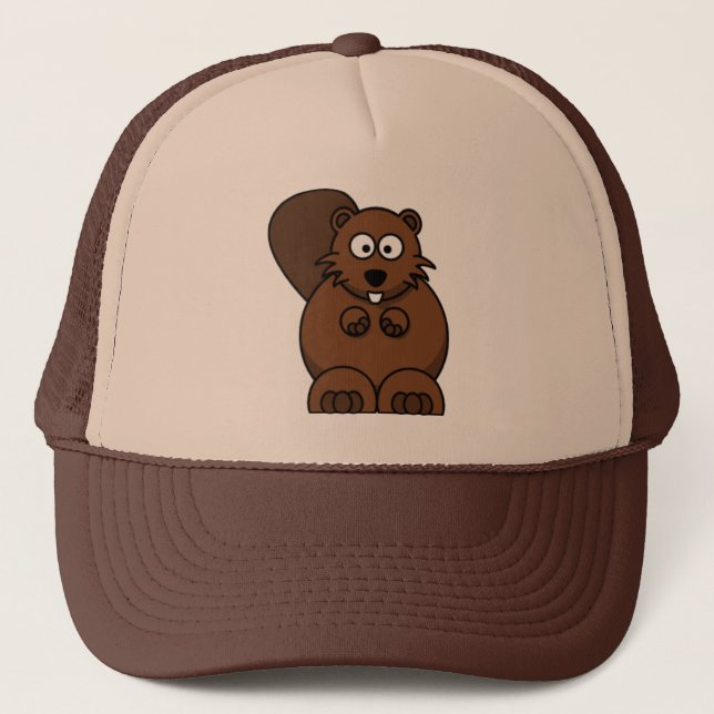 Casquette de camionneur de castor (Devant)