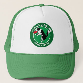 Casquette de camionneur de chien de disque de vol