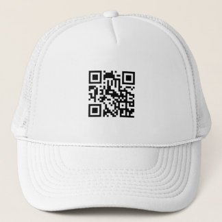 Casquette de camionneur de code de QR