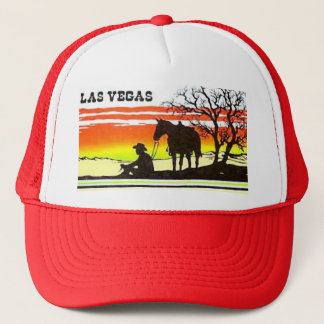 Casquette de camionneur de cowboy de coucher du