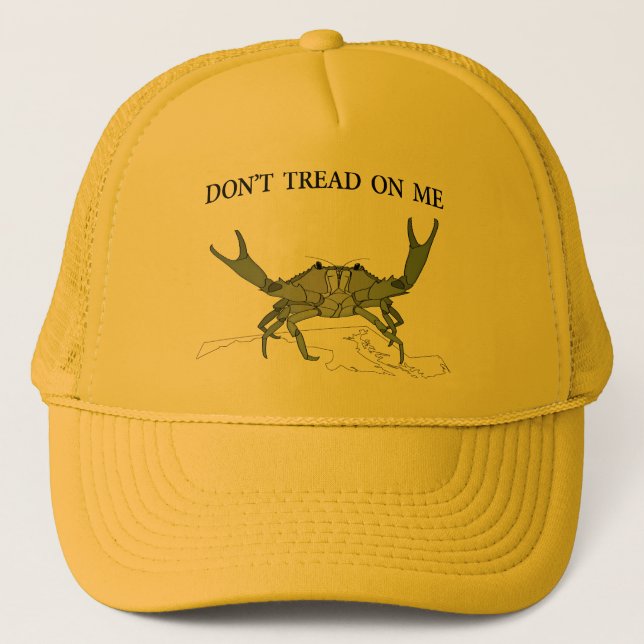 Casquette de camionneur de crabe de Gadsden (Devant)
