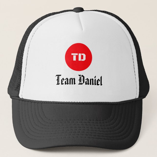 Casquette de camionneur de Daniel d'équipe (Devant)