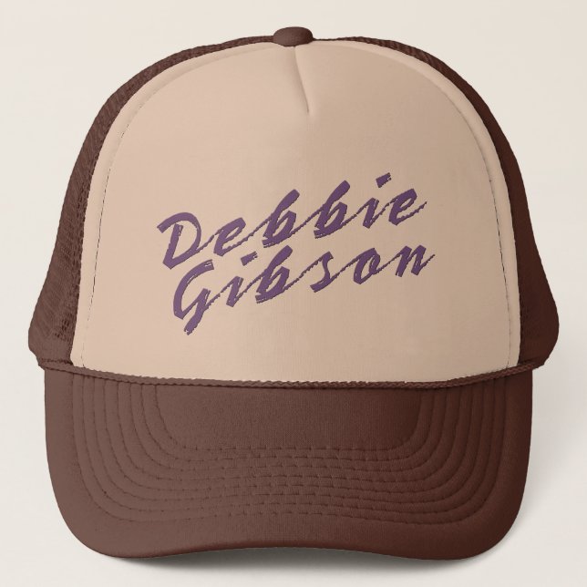Casquette de camionneur de Debbie Gibson (Devant)